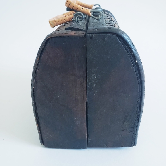 Vintage Asian Woven Vicker Trinket Box# - Picture 5 of 10